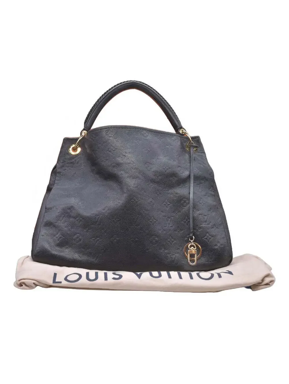 $3800 2016 Louis Vuitton Empreinte Artsy MM Black CA4196